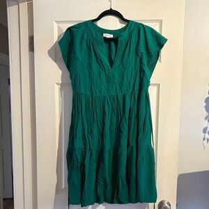 Calvin Klein Green Midi Dress